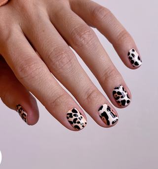 Nagelfolie Champagne leo - Nail Wraps by Provocative Nails