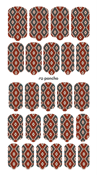 Nagelfolie Poncho - Nail Wraps by Provocative Nails