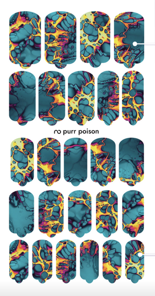 Nagelfolie Purr poison - Nail Wraps by Provocative Nails