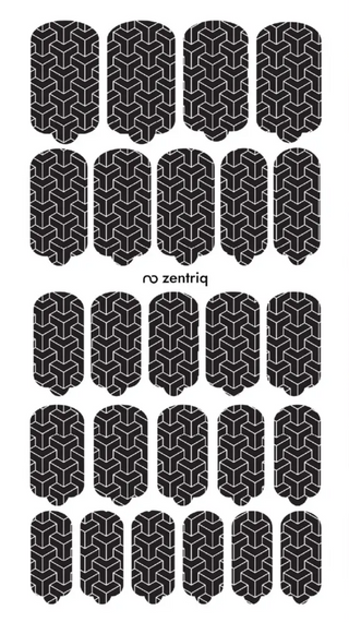 Nagelfolie Zentriq - Nail Wraps by Provocative Nails