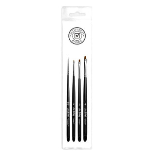 Pinselset N4 "Flacher Pinsel Mini" ROUBLOFF von Ju. Bilej