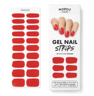 RED RIDDING HOOD - Gel Nail Strip (Gel Wraps) MoYou London