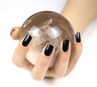JET BLACK - Gel Nail Strip (Gel Wraps) MoYou London