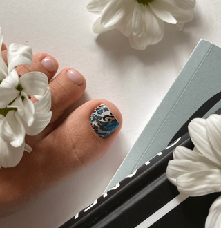 105 EXOTIC PRINT -  PEDIKÜRE Nail Wraps IBDI Nails