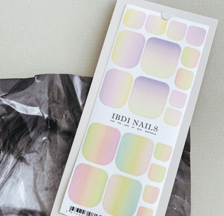 110 PASTEL OMBRE -  PEDIKÜRE Nail Wraps IBDI Nails