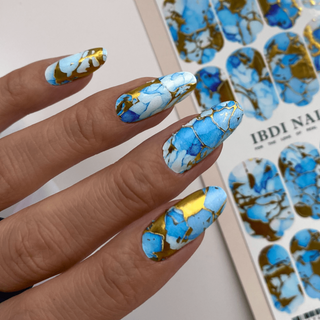 21 BLUE MAGIC - Nail Wraps IBDI Nails