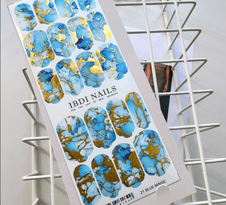21 BLUE MAGIC - Nail Wraps IBDI Nails