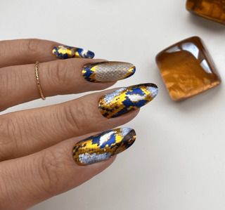 22 ARABESQUE SNAKE - Nail Wraps IBDI Nails