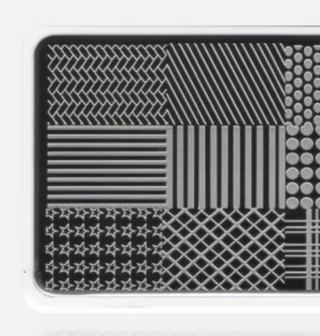 02 GEOMETRIC - Stamping Schablone ECLAIR