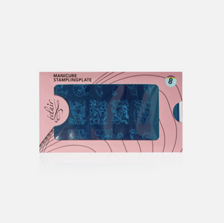 08 FASHION - Stamping Schablone ECLAIR
