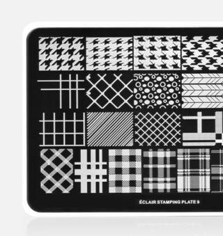 09 CHECK & PEPLITE - Stamping Schablone ECLAIR