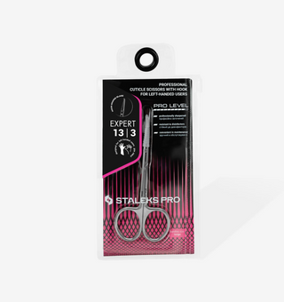 Für Linkshänder mit gebogener Spitze Hautschere EXPERT 13 (SE-13) 19 mm STALEKS