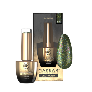 S15 Glitterin - UV Nagellack ohne Hema 8ml MAKEAR