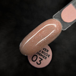 03 NUDE Shimmer - Cover Base Coat 10ml NAILS OF THE DAY