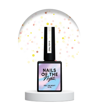 01 Opal - Top Coat (No Wipe, No UV) 10ml NAILS OF THE DAY