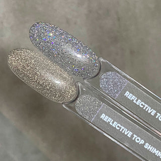 Holographic Reflective - Top Coat (No Wipe) 10ml NAILS OF THE DAY
