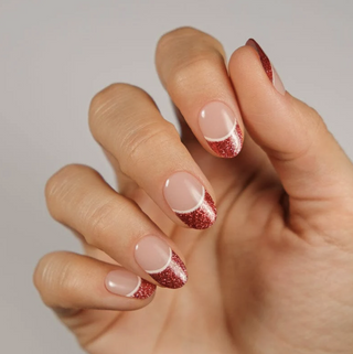 CHAMPAGNE TIPS - Gel Nail Strip (Gel Wraps) MoYou London