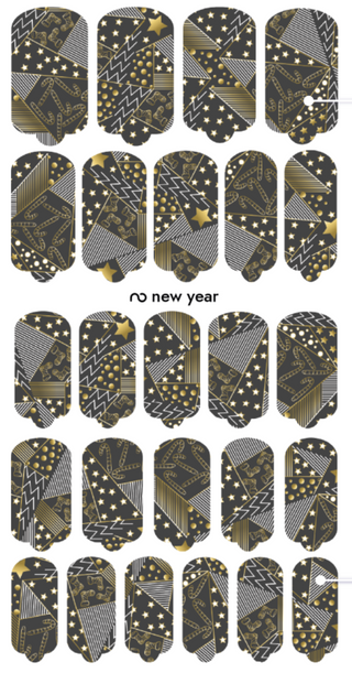 Nagelfolie New Year - Nail Wraps by Provocative Nails