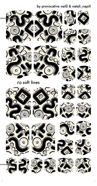 Nagelfolie Soft lines - PEDIKÜRE Nail Wraps by Provocative Nails