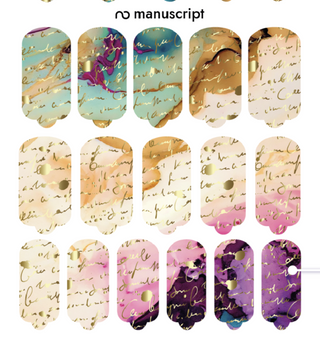 Nagelfolie Manuscript - Nail Wraps by Provocative Nails