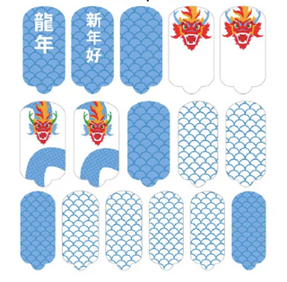 Nagelfolie Dragon Year - Nail Wraps by Provocative Nails