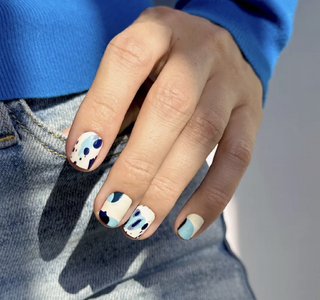 Nagelfolie Blue Bubbles - Nail Wraps by Provocative Nails