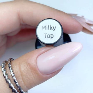 Top Milky für Babyboomer Top Coat (No Wipe) 8ml MAKEAR