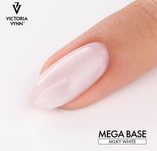 MILKY WHITE Mega Base (Rubber Base coat) 15 ml VICTORIA VYNN