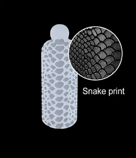 Snake Print I - 12 Stück Silicon Muster Einlage für Dual Tips