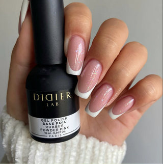 POWDER PINK - RUBBER BASE COAT FOIL 10 ml DIDIER LAB