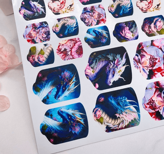 Nagelfolie 575 Nail Wraps für Pediküre AMINAILS