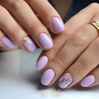 Lavender - Color Rubber Base ohne Hema 8ml MAKEAR