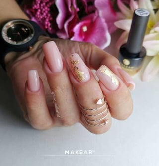 Dark Beige - Nude Rubber Base ohne Hema 8ml MAKEAR