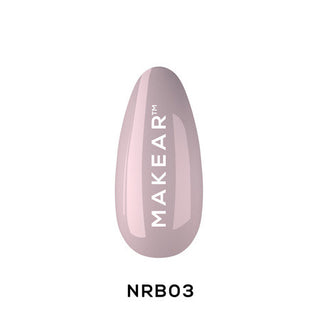 Pudding Pink - Nude Rubber Base ohne Hema 8ml MAKEAR