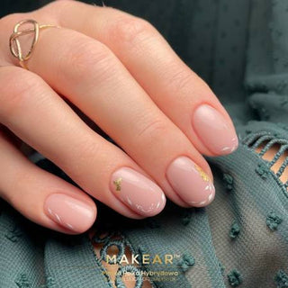 Smoky Beige - Nude Rubber Base ohne Hema 8ml MAKEAR
