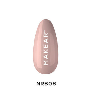 Smoky Beige - Nude Rubber Base ohne Hema 8ml MAKEAR