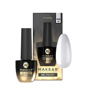 White Rubber Base ohne Hema 8ml MAKEAR