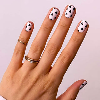 Nagelfolie Black heart - Nail Wraps by Provocative Nails