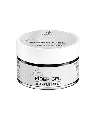 SPARKLE MILKY - NO FILE Easy Fiber Gel UV/LED 15ml VICTORIA VYNN