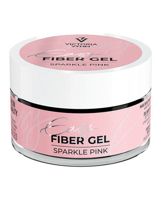 SPARKLE PINK- NO FILE Easy Fiber Gel UV/LED 50ml VICTORIA VYNN