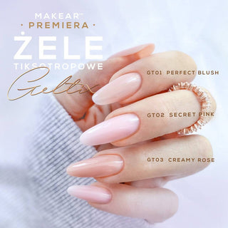 Perfect Blush - NO FILE GELTIX (15ml, 50ml) MAKEAR