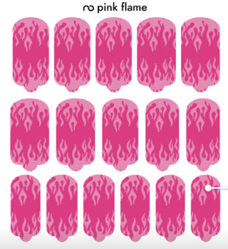 Nagelfolie Pink flame - Nail Wraps by Provocative Nails