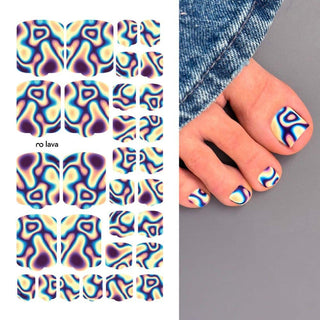 Nagelfolie Lava - PEDIKÜRE Nail Wraps by Provocative Nails