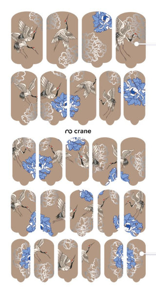 Nagelfolie Crane - Nail Wraps by Provocative Nails
