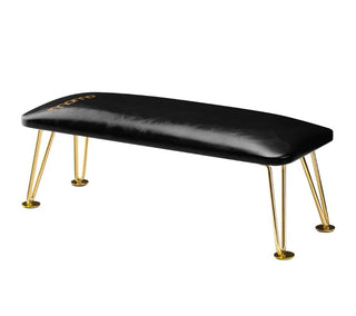 GOLD SCHWARZ - Handauflage MOMO 6M Öko-Leder