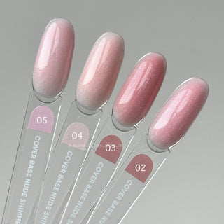 03 NUDE Shimmer - Cover Base Coat 10ml NAILS OF THE DAY