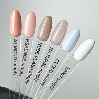 YANG - WEISS OHNE HEMA UV Nagellack 7ml ECLAIR