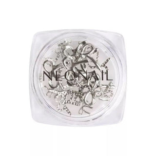 Silver Bows 3D - Nail Art Set Neonail