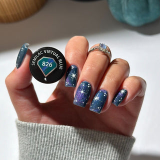 826 Virtual Blue - UV Nagellack 7ml Semilac