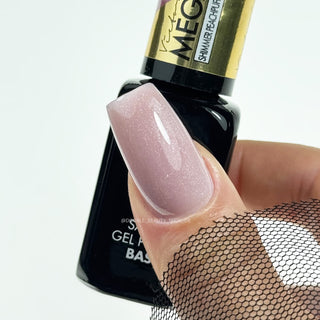 SHIMMER PEACHPUFF — Mega Base (Rubber Base coat) 8 ml VICTORIA VYNN